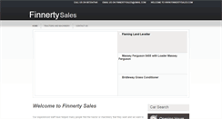 Desktop Screenshot of finnertysales.com